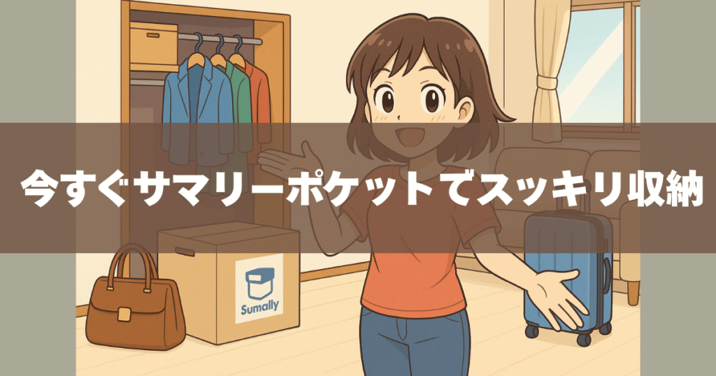収納不足に悩んだらサマリーポケットでスッキリ解決